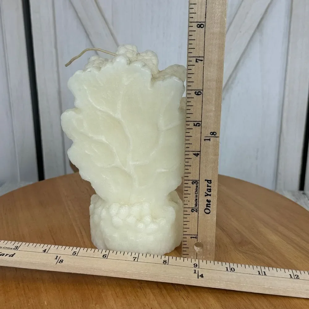3D‎ Ocean Coral Wax Candle Ivory Cream